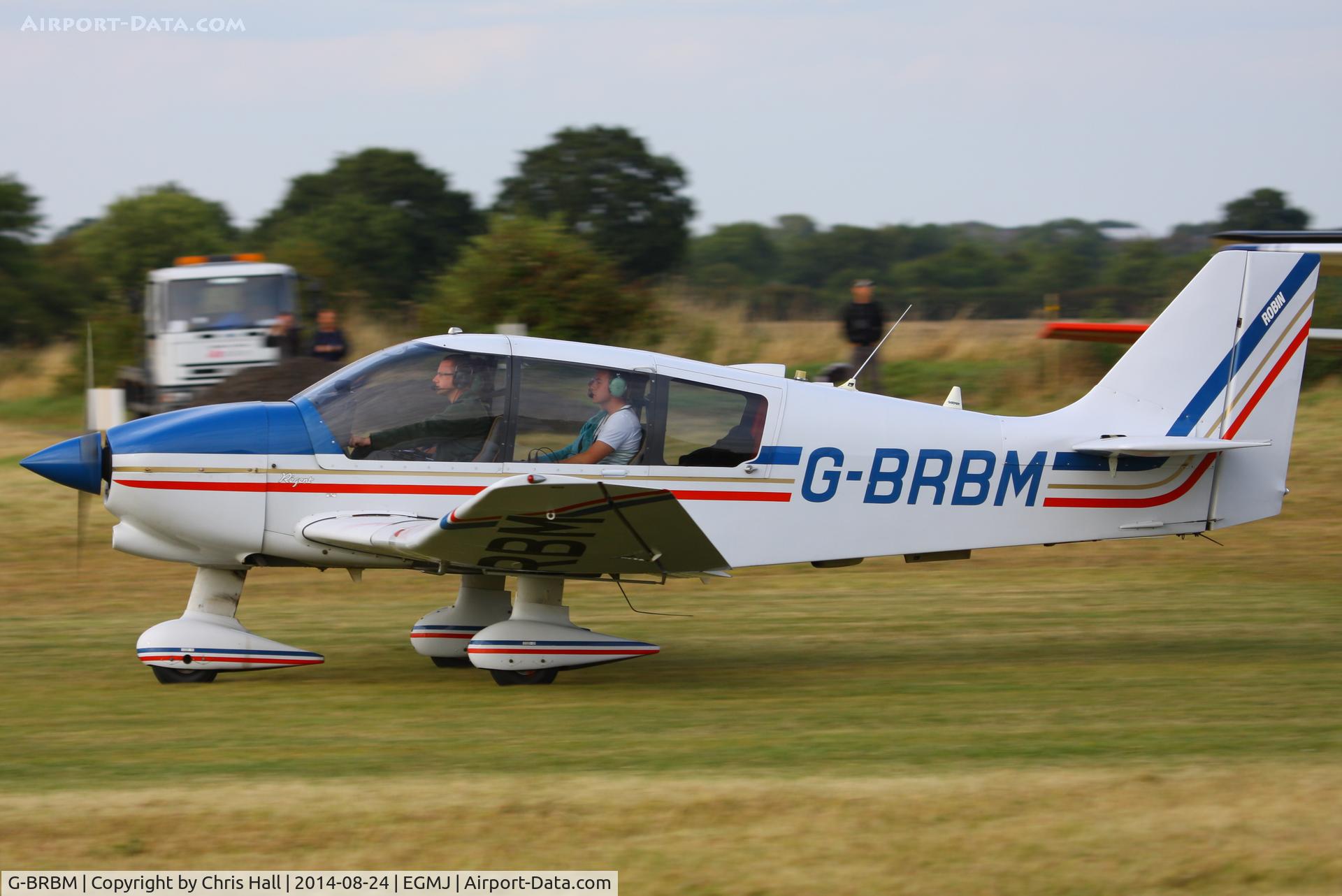 G-BRBM, 1989 Robin DR-400-180 Regent Regent C/N 1921, at the Little Gransden Airshow 2014