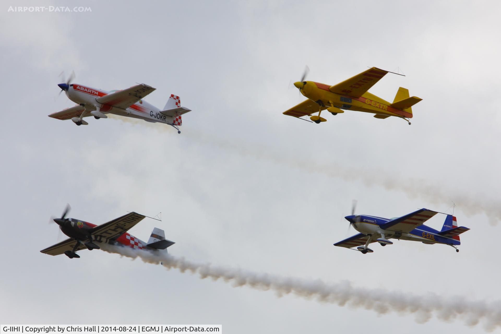 G-IIHI, 2008 Extra EA-300SC C/N SC008, at the Little Gransden Airshow 2014