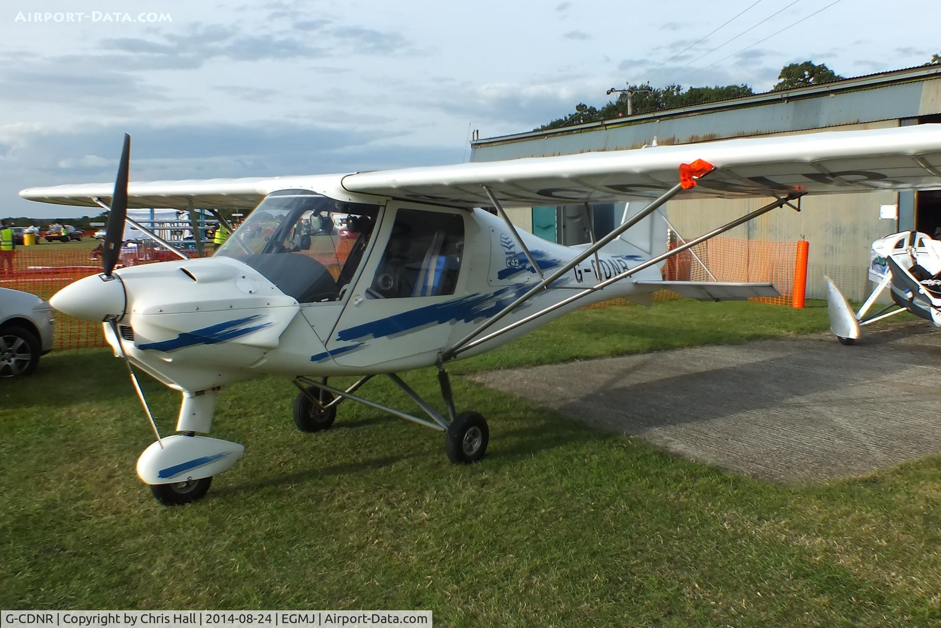 G-CDNR, 2005 Comco Ikarus C42 FB100 C/N 0507-6696, at the Little Gransden Airshow 2014
