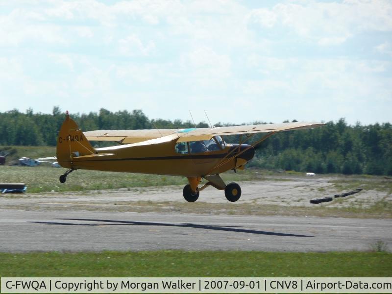 C-FWQA, 1968 Piper PA-18-150 Super Cub C/N 18-8605, Lift off Oct '08