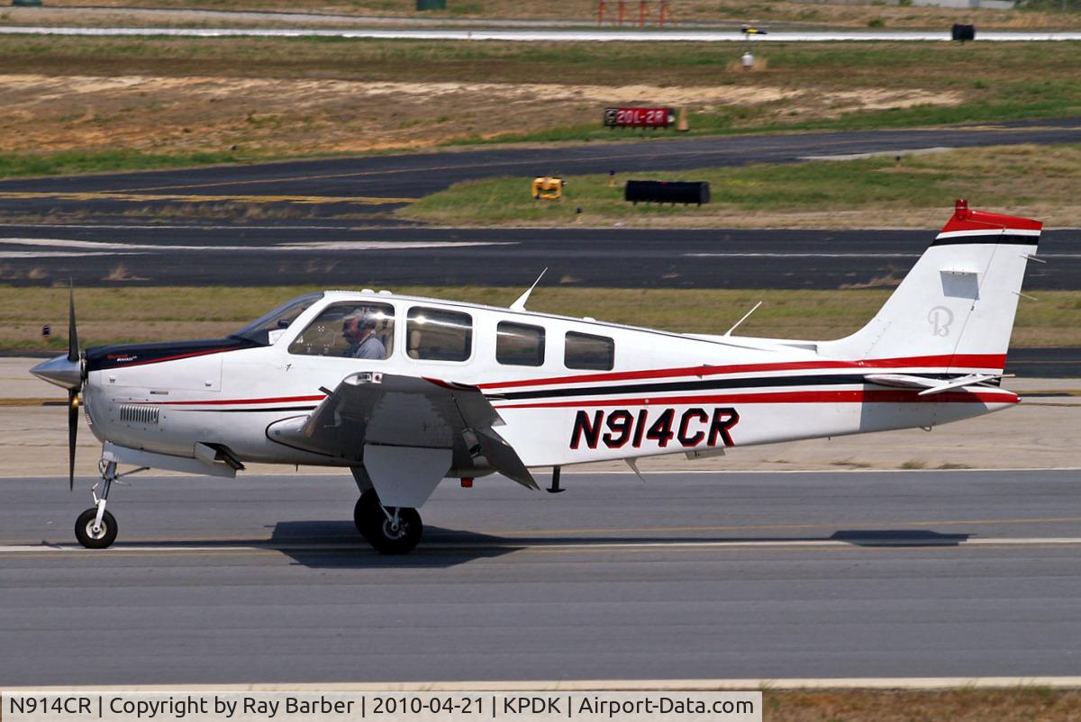 N914CR, Raytheon Aircraft Company G36 C/N E-3703, Beech G36 Bonanza 36 [E-3703] Atlanta-Dekalb Peachtree~N 21/04/2010