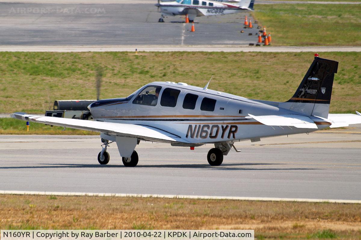 N160YR, 2008 Hawker Beechcraft Corp G36 Bonanza C/N E-3828, Beech G36 Bonanza 36 [E-3828] Atlanta-Dekalb Peachtree~N 22/04/2010