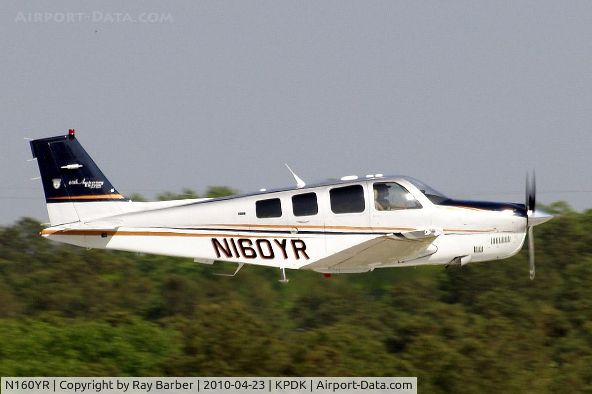 N160YR, 2008 Hawker Beechcraft Corp G36 Bonanza C/N E-3828, Beech G36 Bonanza 36 [E-3828] Atlanta-Dekalb Peachtree~N 23/04/2010
