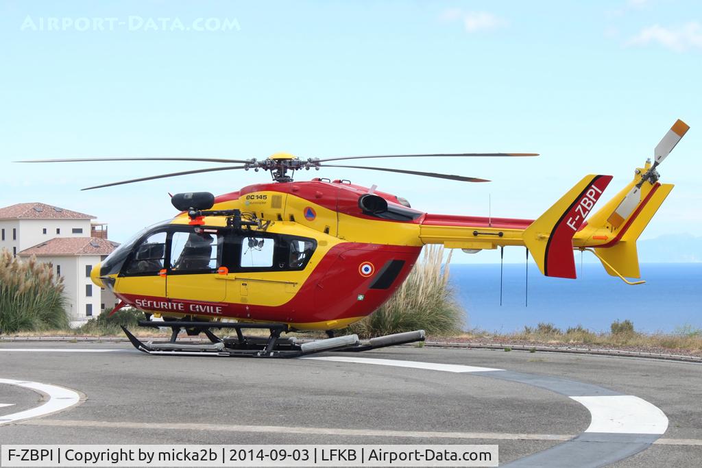 F-ZBPI, 2003 Eurocopter-Kawasaki EC-145 (BK-117C-2) C/N 9016, Parked at DZ of hospital