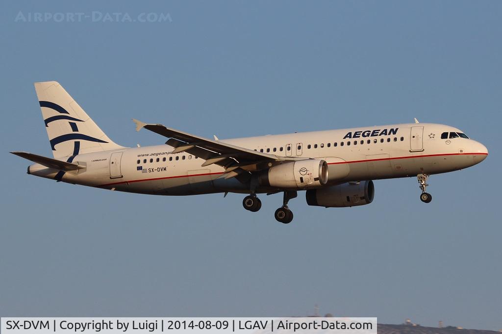 SX-DVM, 2008 Airbus A320-232 C/N 3439, Aegean