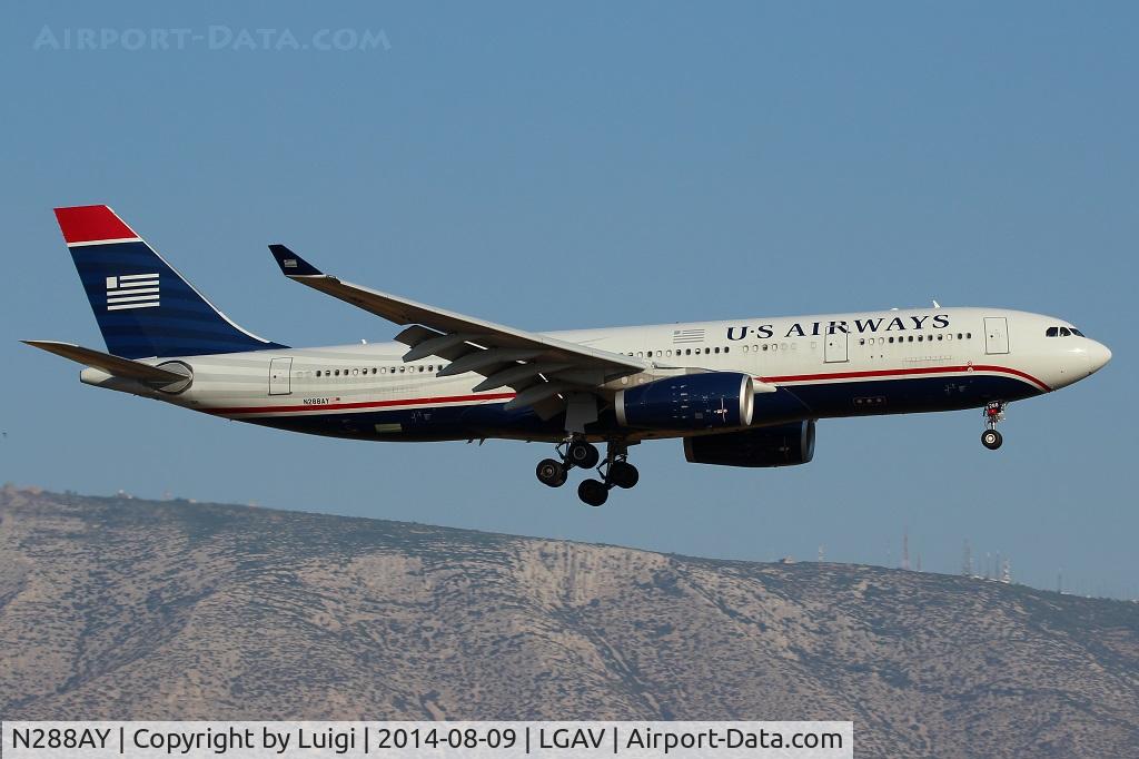 N288AY, 2013 Airbus A330-243 C/N 1441, US Airways