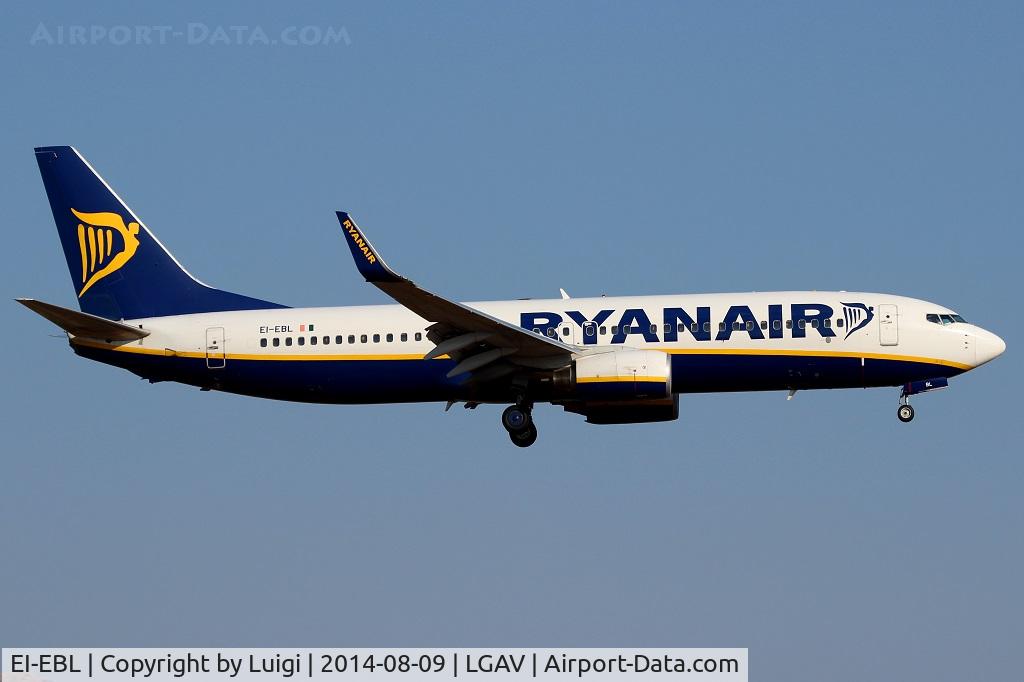 EI-EBL, 2009 Boeing 737-8AS C/N 37529, Ryanair