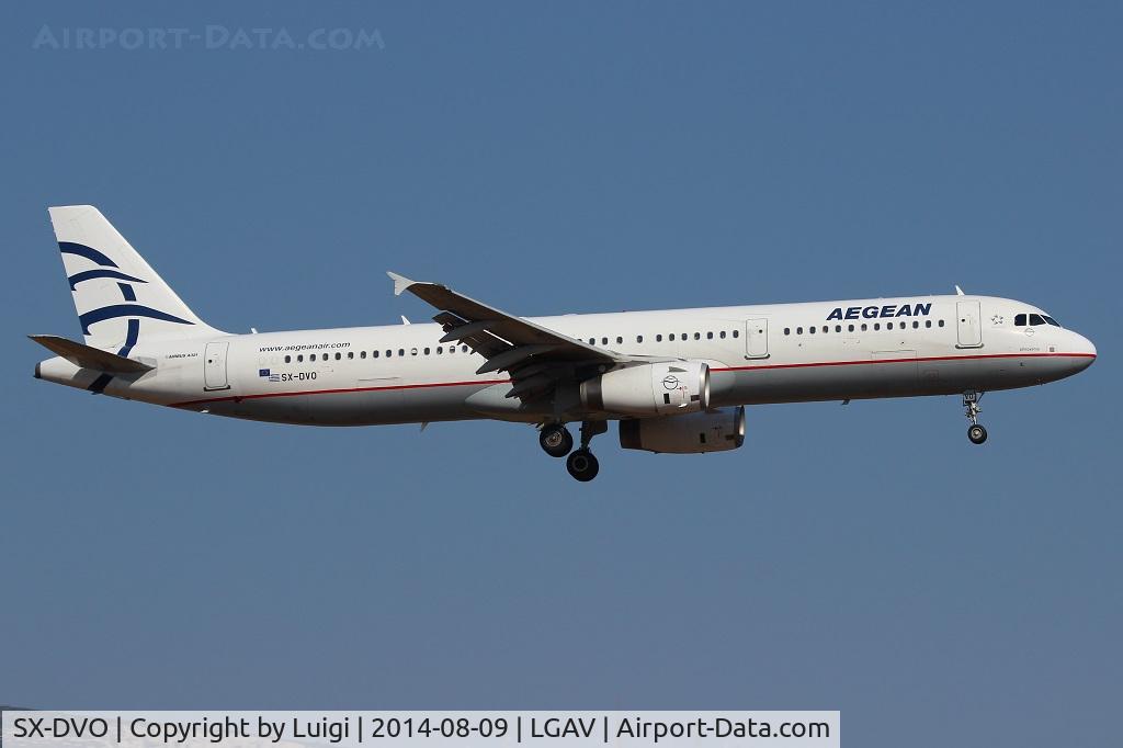 SX-DVO, 2008 Airbus A321-231 C/N 3462, Aegean