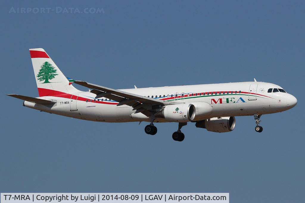 T7-MRA, 2012 Airbus A320-214 C/N 5162, MEA
