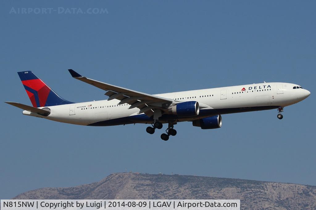 N815NW, 2007 Airbus A330-323X C/N 0817, Delta
