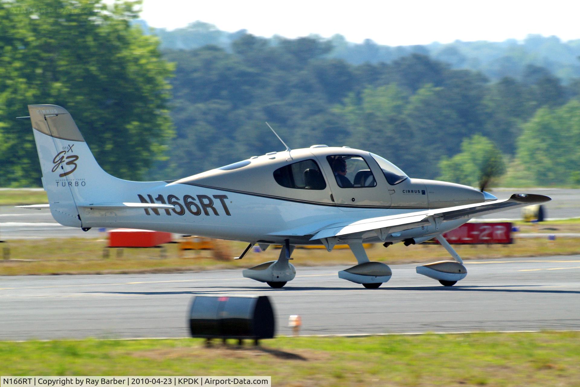 N166RT, 2007 Cirrus SR22 G3 GTS Turbo C/N 2687, Cirrus Design SR-22G3GTSX [2687] Atlanta-Dekalb Peachtree~N 23/04/2010