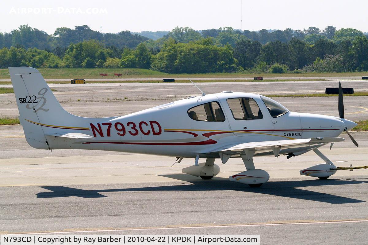 N793CD, 2004 Cirrus SR22 C/N 1099, Cirrus Design SR-22G2 [1099] Atlanta-Dekalb Peachtree~N 22/04/2010
