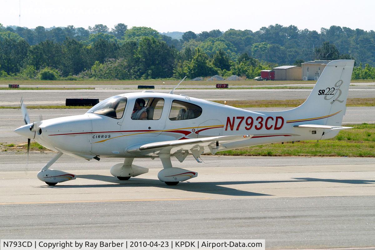 N793CD, 2004 Cirrus SR22 C/N 1099, Cirrus Design SR-22G2 [1099] Atlanta-Dekalb Peachtree~N 23/04/2010