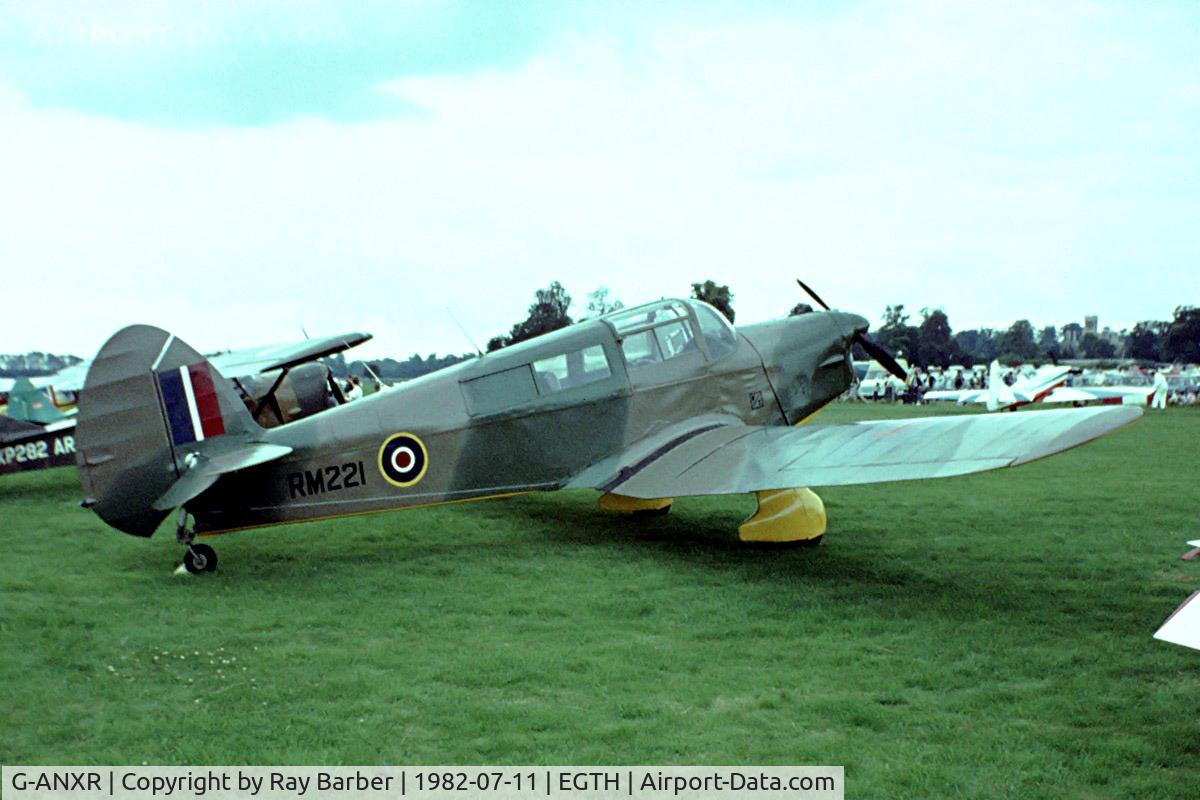G-ANXR, 1945 Percival P-31C Proctor 4 C/N FHM 141, Percival P.31 Proctor IV [H.803] Old Warden~G 11/07/1982. From a slide.