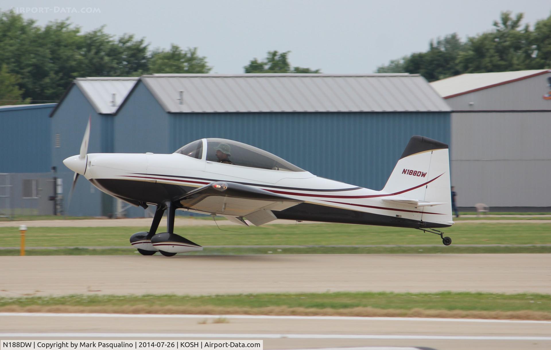 N188DW, 2012 Vans RV-8 C/N 83626, Vans RV-8