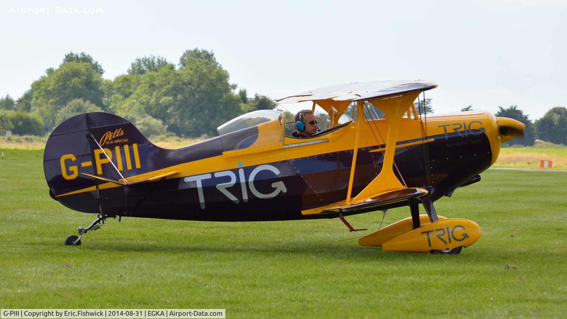 G-PIII, 1981 Pitts S-1D Special C/N PFA 009-10156, 2. G-PIII at the superb 25th Anniversary RAFA Shoreham Airshow.