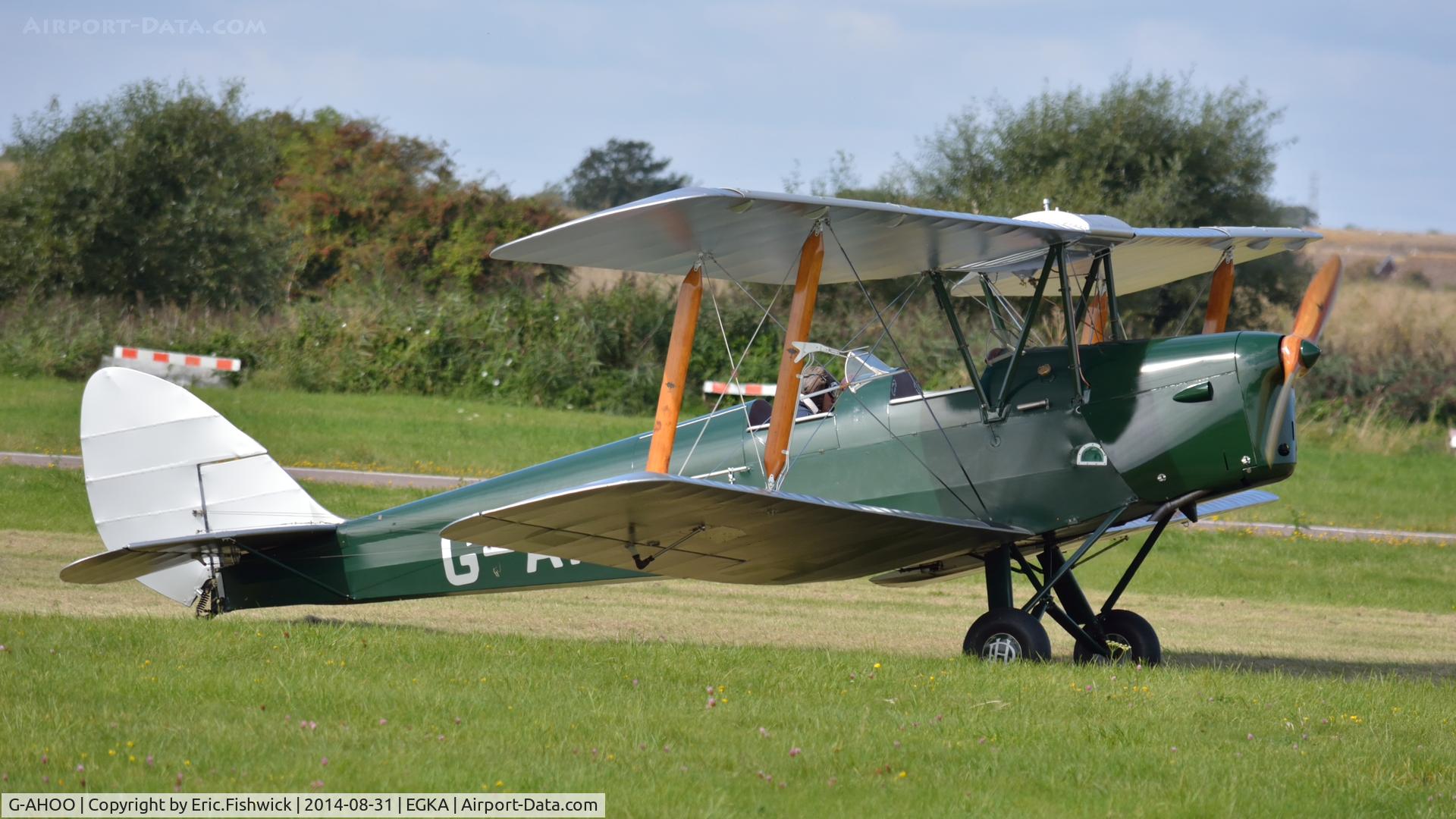 G-AHOO, 1943 De Havilland DH-82A Tiger Moth II C/N 86149, 2. G-AHOO at the superb 25th Anniversary RAFA Shoreham Airshow.