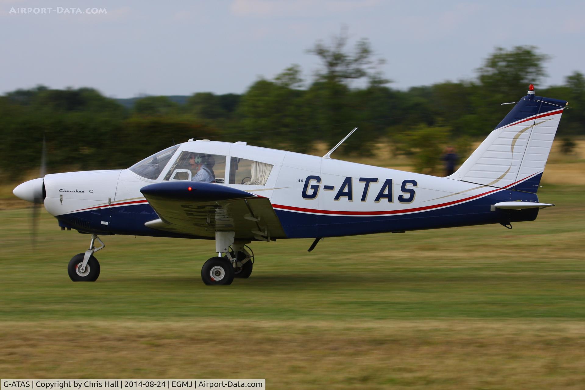 G-ATAS, 1964 Piper PA-28-180 Cherokee C/N 28-2137, at the Little Gransden Airshow 2014