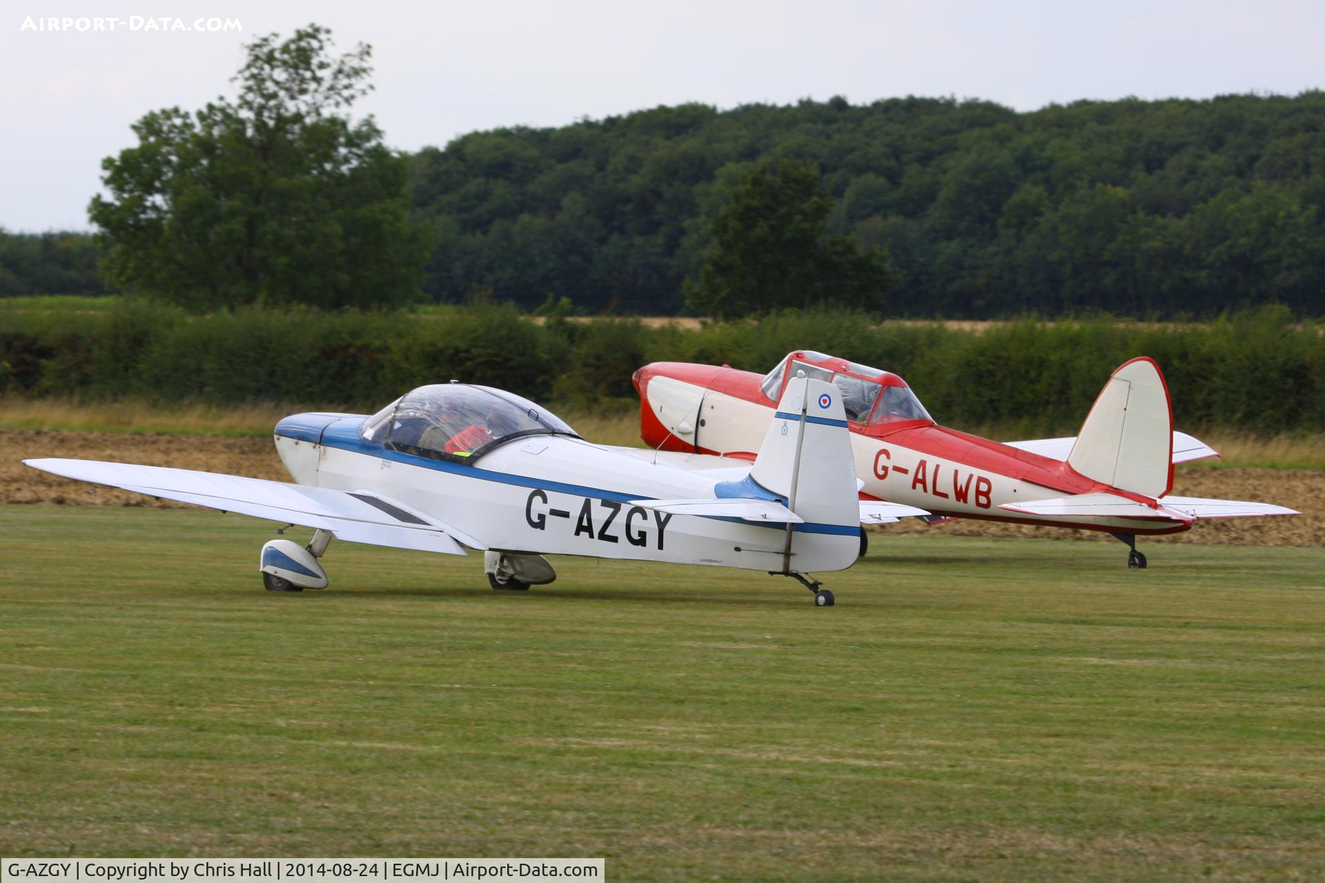 G-AZGY, 1968 Piel CP-301B Emeraude C/N 122, at the Little Gransden Airshow 2014