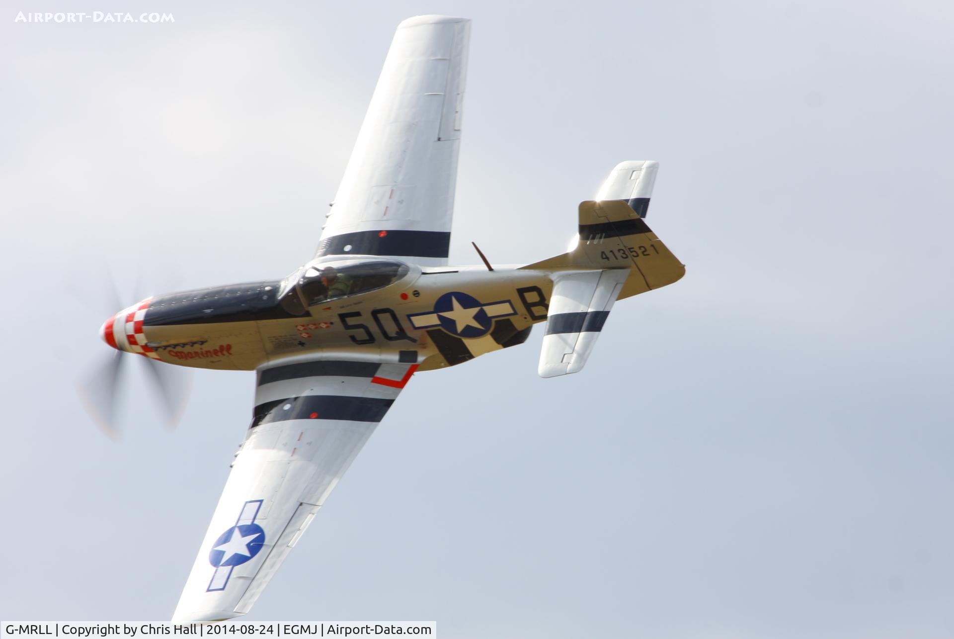 G-MRLL, 1943 North American P-51D Mustang C/N 109-27154, at the Little Gransden Airshow 2014
