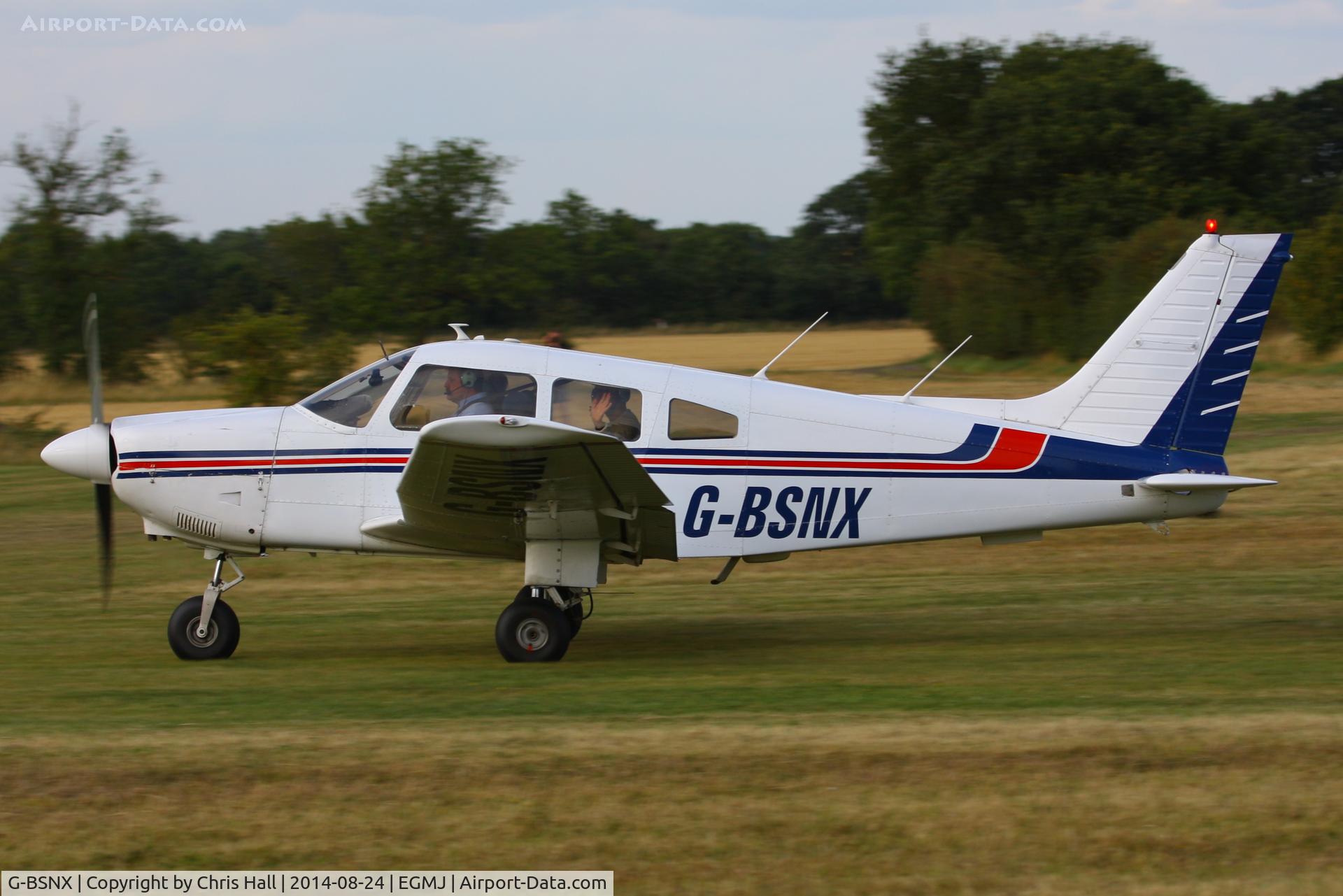 G-BSNX, 1979 Piper PA-28-181 Cherokee Archer II C/N 28-7990311, at the Little Gransden Airshow 2014