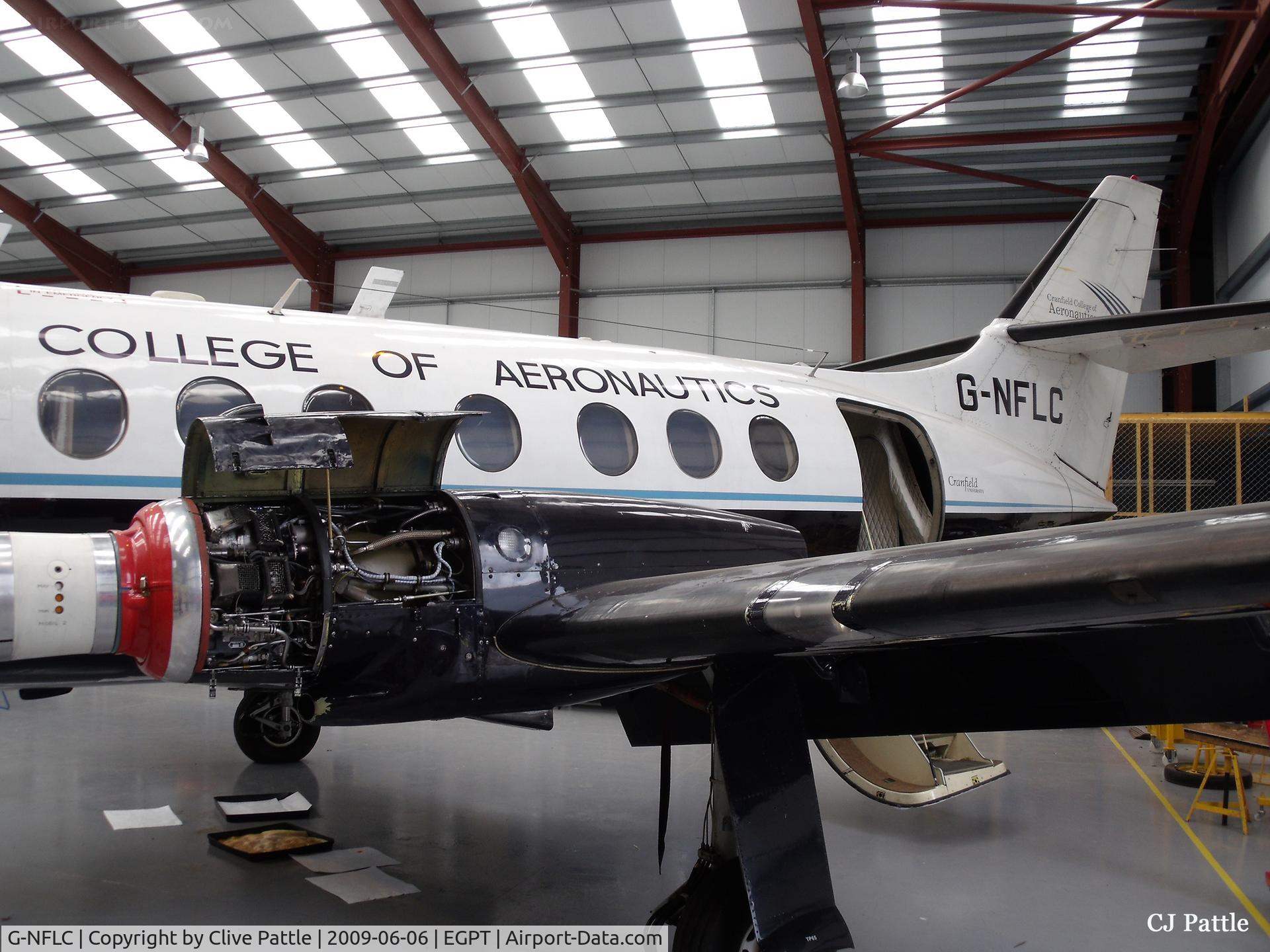 G-NFLC, 1969 Handley Page HP137 Jetstream 1 C/N 222, Within the Airwork Service Training Hangar/Classroom at Perth EGPT where it is employed as an instructional airframe.