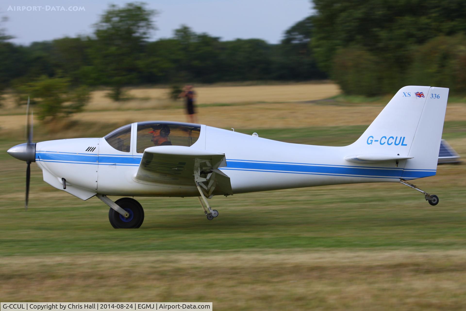 G-CCUL, 2004 Europa XS Monowheel C/N PFA 247-13119, at the Little Gransden Airshow 2014