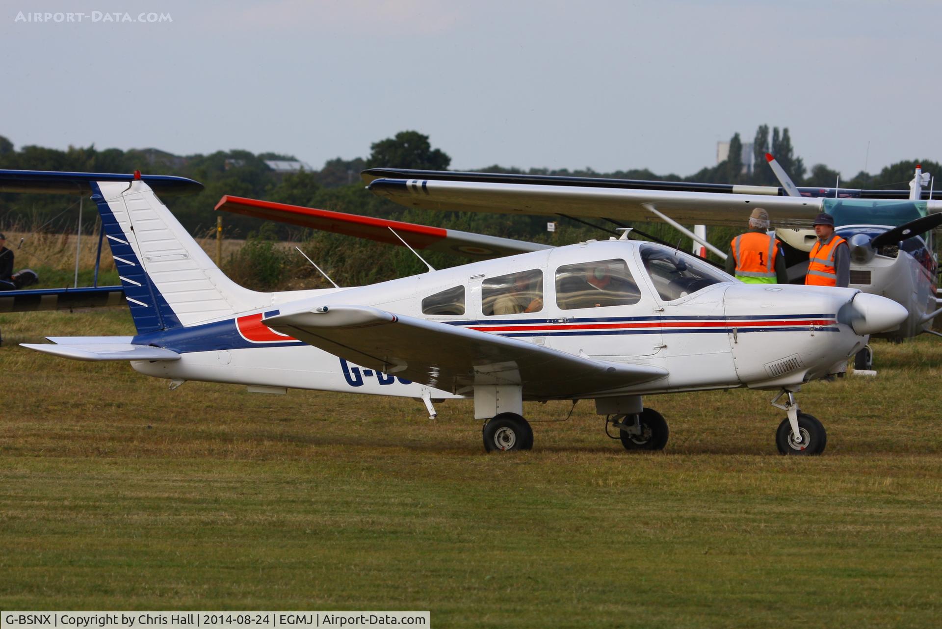 G-BSNX, 1979 Piper PA-28-181 Cherokee Archer II C/N 28-7990311, at the Little Gransden Airshow 2014
