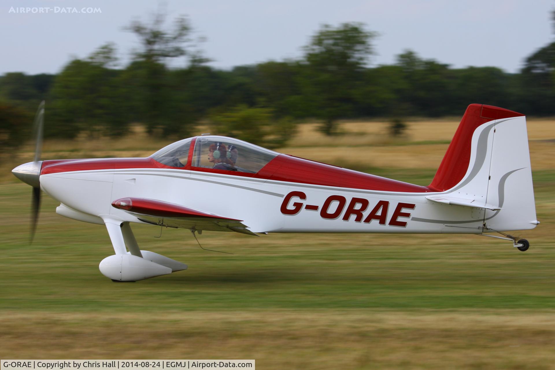 G-ORAE, 2003 Vans RV-7 C/N PFA 323-14016, at the Little Gransden Airshow 2014