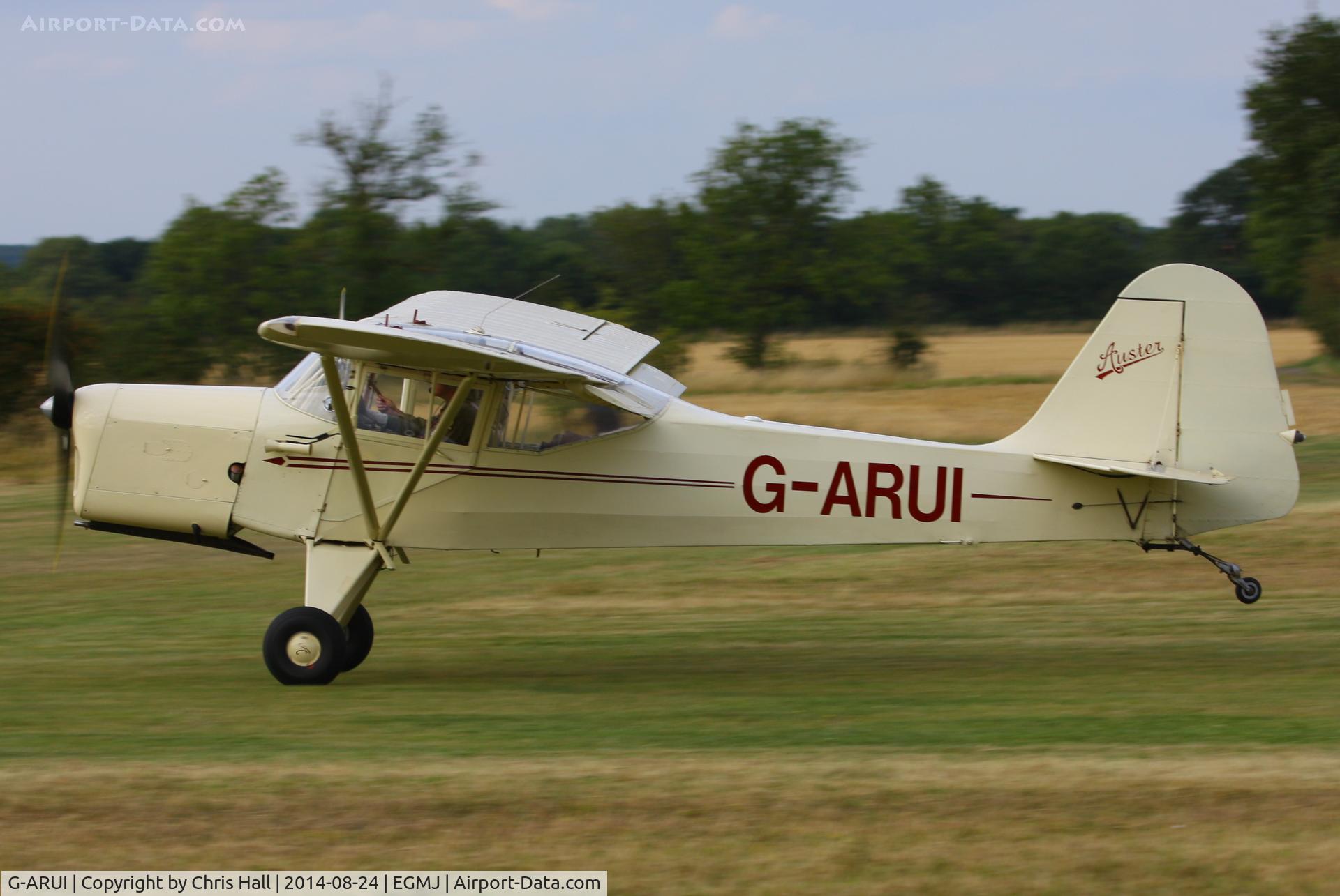 G-ARUI, 1962 Beagle A-61 Terrier 1 C/N 2529, at the Little Gransden Airshow 2014
