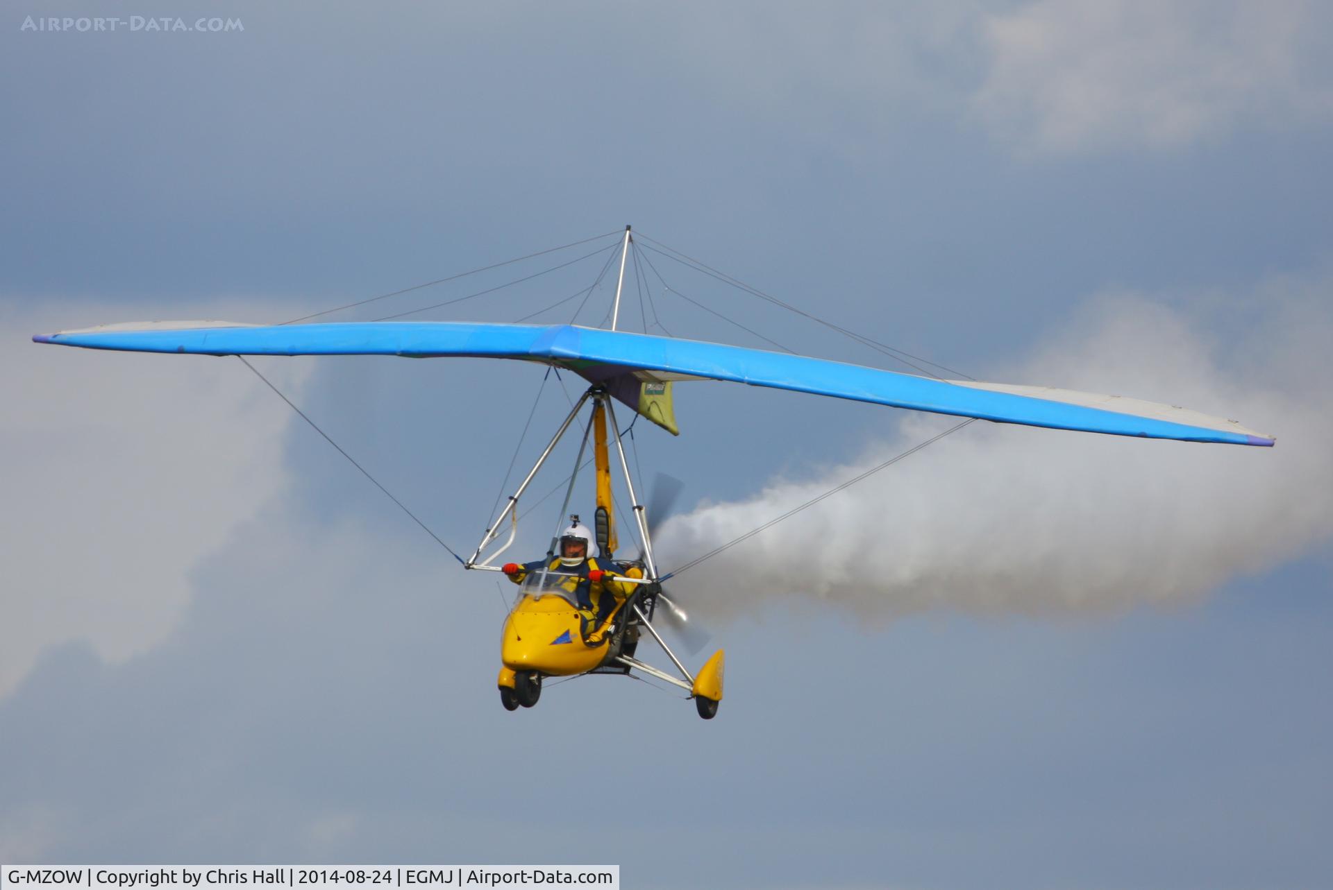 G-MZOW, 1999 Pegasus Quantum 15-912 C/N 7502, at the Little Gransden Airshow 2014