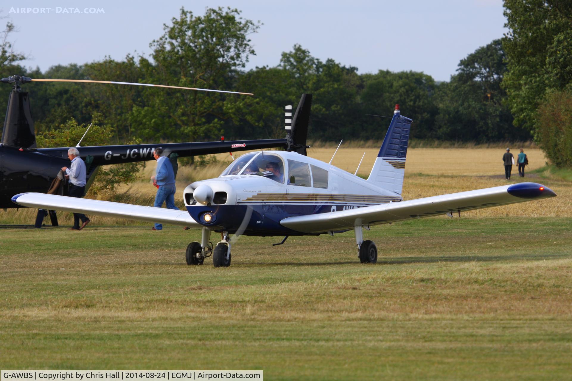 G-AWBS, 1968 Piper PA-28-140 Cherokee C/N 28-24331, at the Little Gransden Airshow 2014