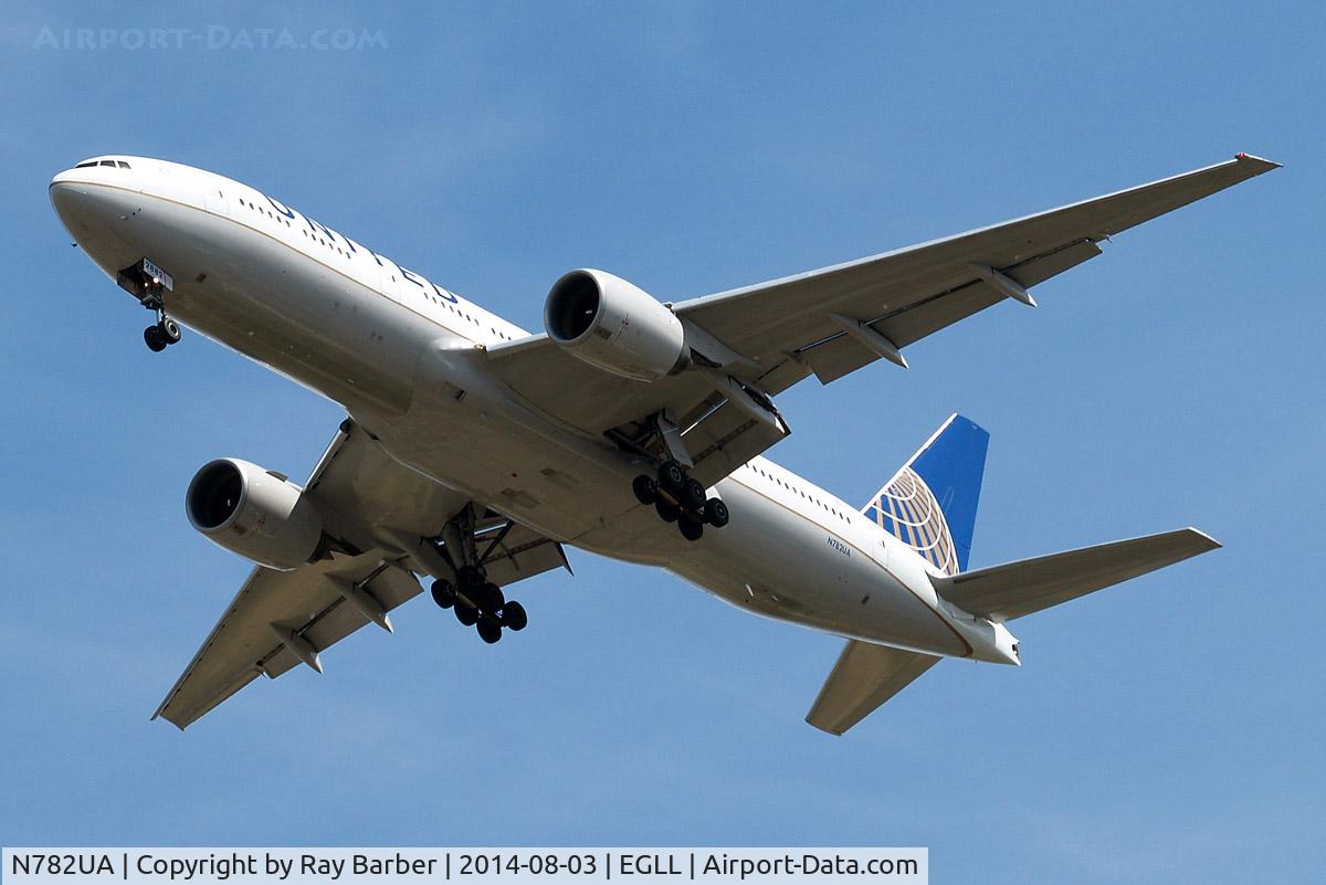 N782UA, 1997 Boeing 777-222/ER C/N 26948, Boeing 777-222ER [26948] (United Airlines) Home~G 03/08/2014. On approach 27R.
