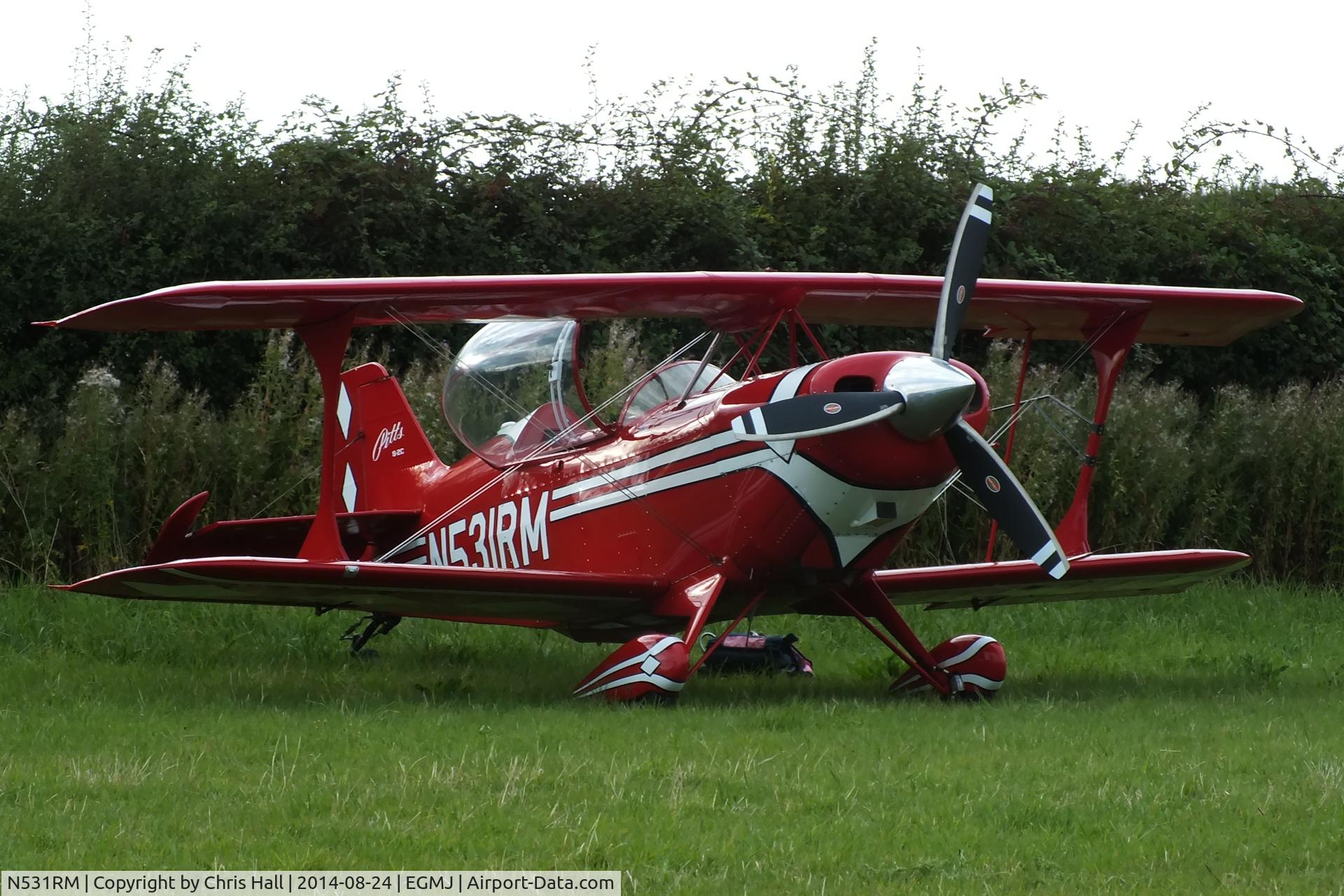 N531RM, 1999 Aviat Pitts S-2C Special C/N 6018, at the Little Gransden Airshow 2014