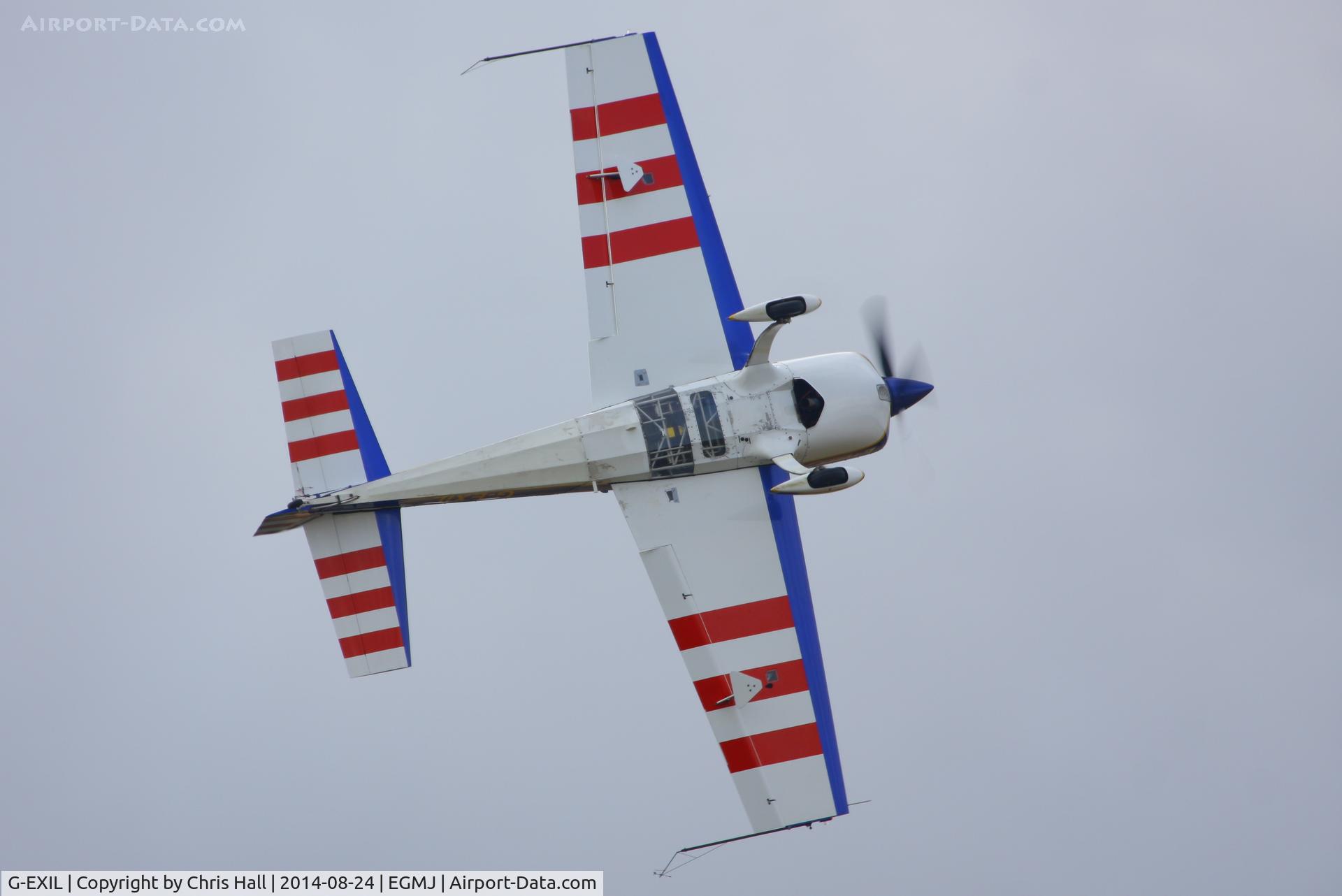 G-EXIL, 2010 Extra EA-300S C/N 1036, at the Little Gransden Airshow 2014