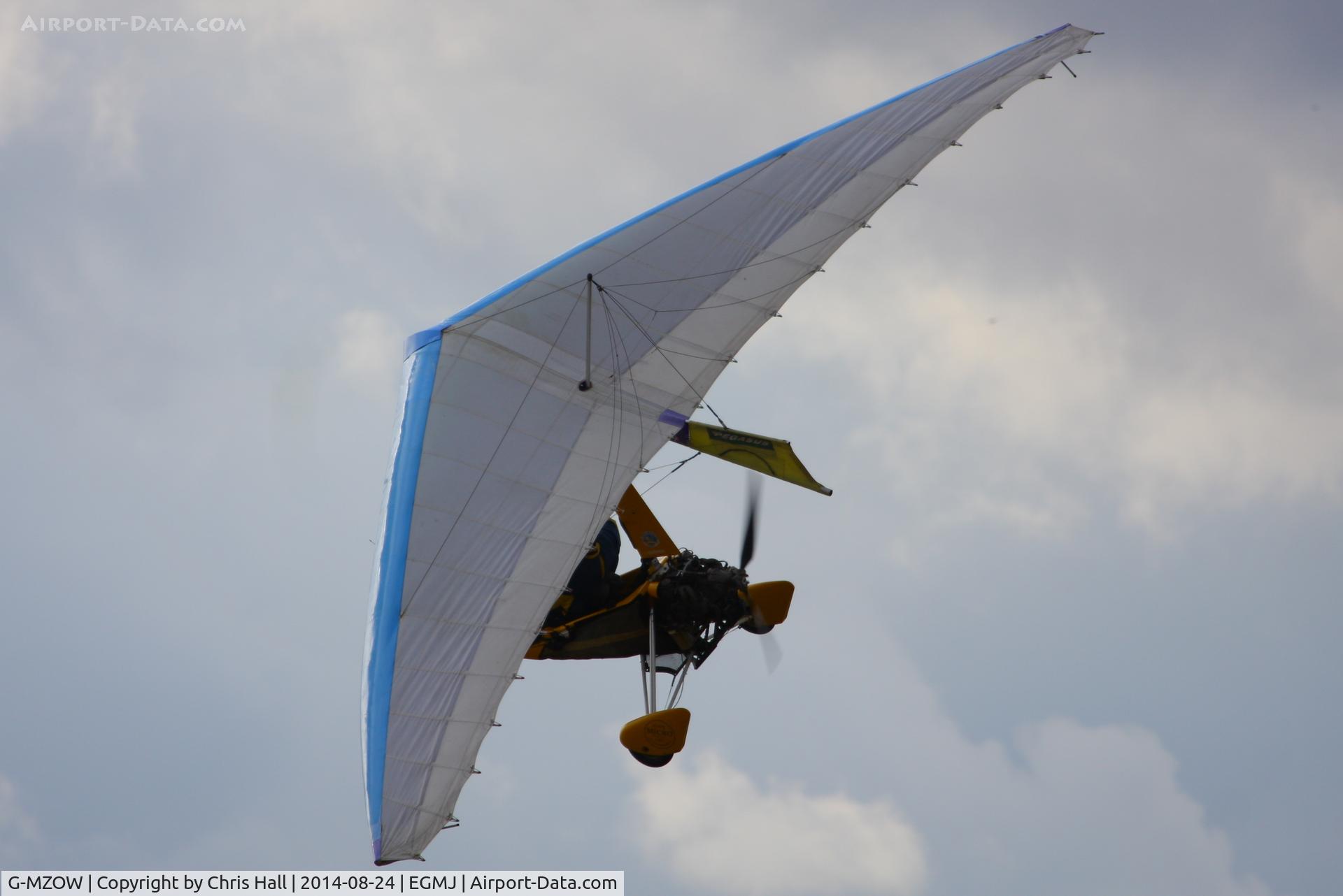 G-MZOW, 1999 Pegasus Quantum 15-912 C/N 7502, at the Little Gransden Airshow 2014