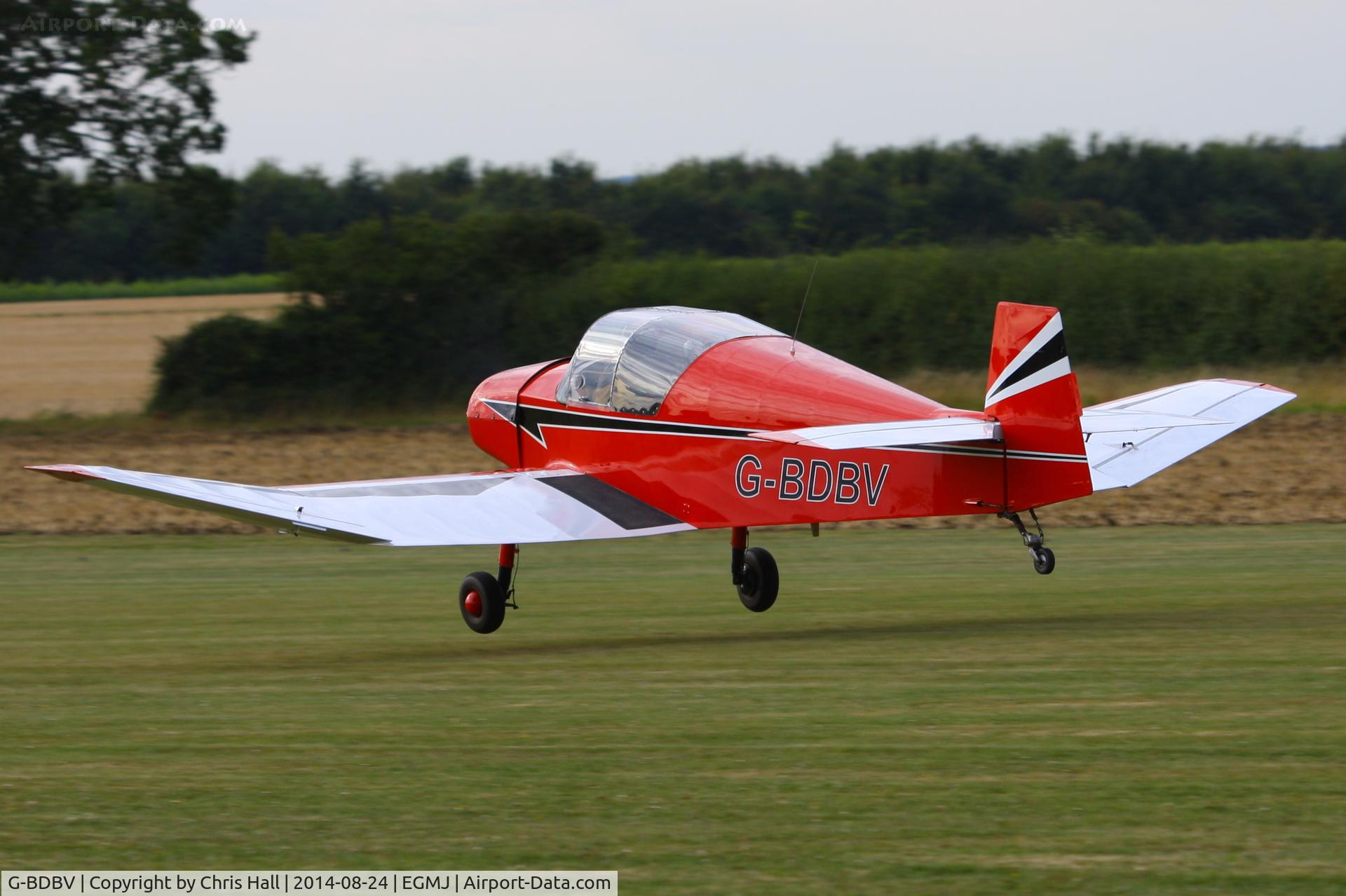 G-BDBV, 1956 Jodel D-11A Club C/N V3, at the Little Gransden Airshow 2014