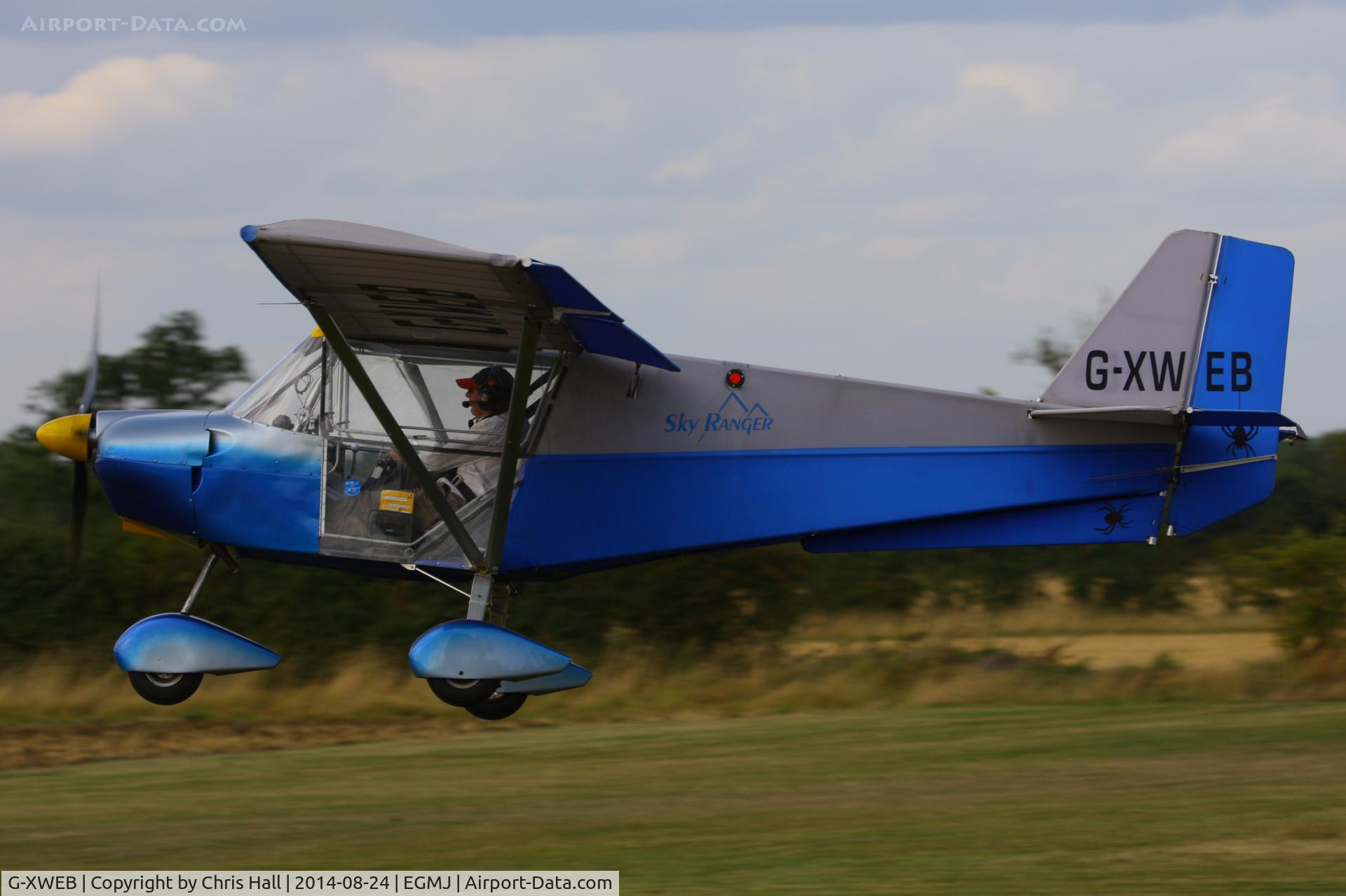 G-XWEB, 2005 Skyranger 912(2) C/N BMAA/HB/443, at the Little Gransden Airshow 2014