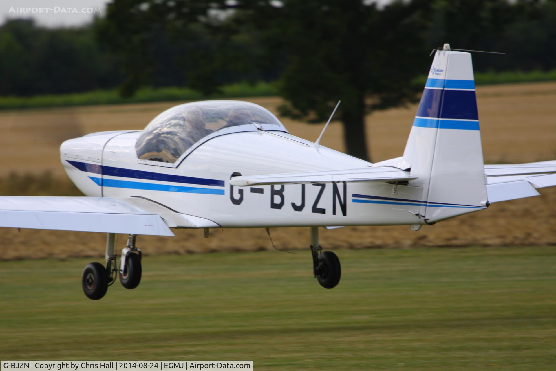 G-BJZN, 1982 Slingsby T-67A Firefly C/N 1997, at the Little Gransden Airshow 2014