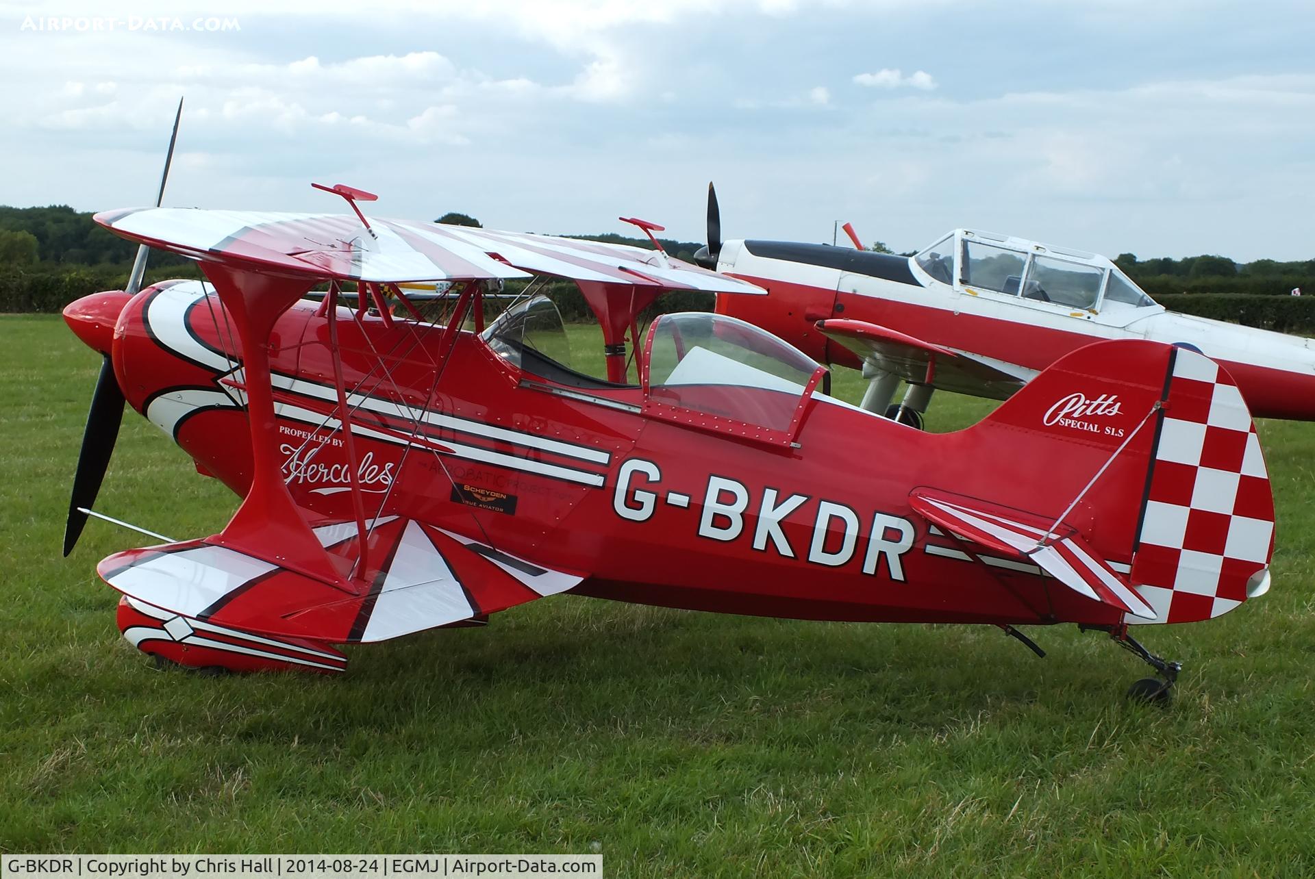 G-BKDR, 1982 Pitts S-1S Special C/N PFA 009-10654, at the Little Gransden Airshow 2014