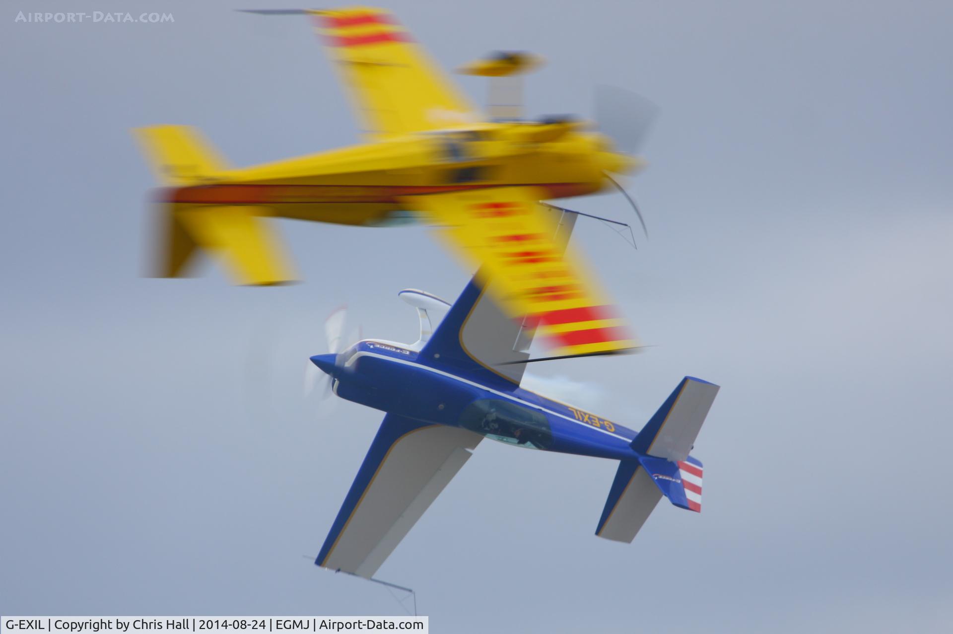 G-EXIL, 2010 Extra EA-300S C/N 1036, at the Little Gransden Airshow 2014