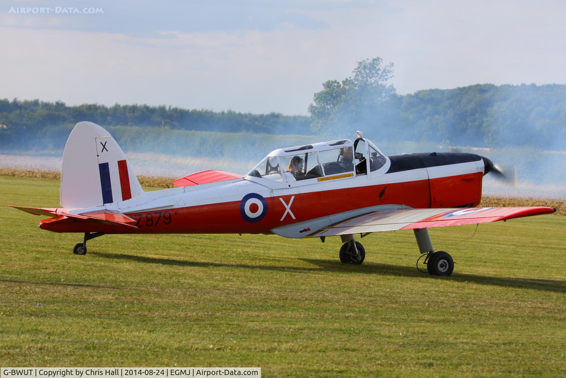 G-BWUT, 1953 De Havilland DHC-1 Chipmunk T.10 C/N C1/0918, at the Little Gransden Airshow 2014