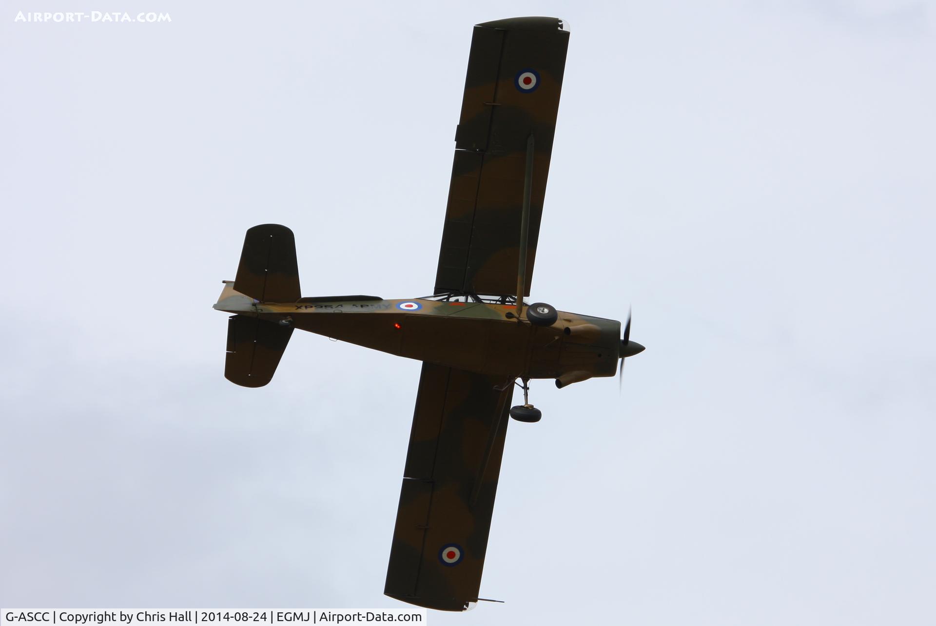 G-ASCC, 1962 Auster AOP.11 C/N B5/10/162, at the Little Gransden Airshow 2014