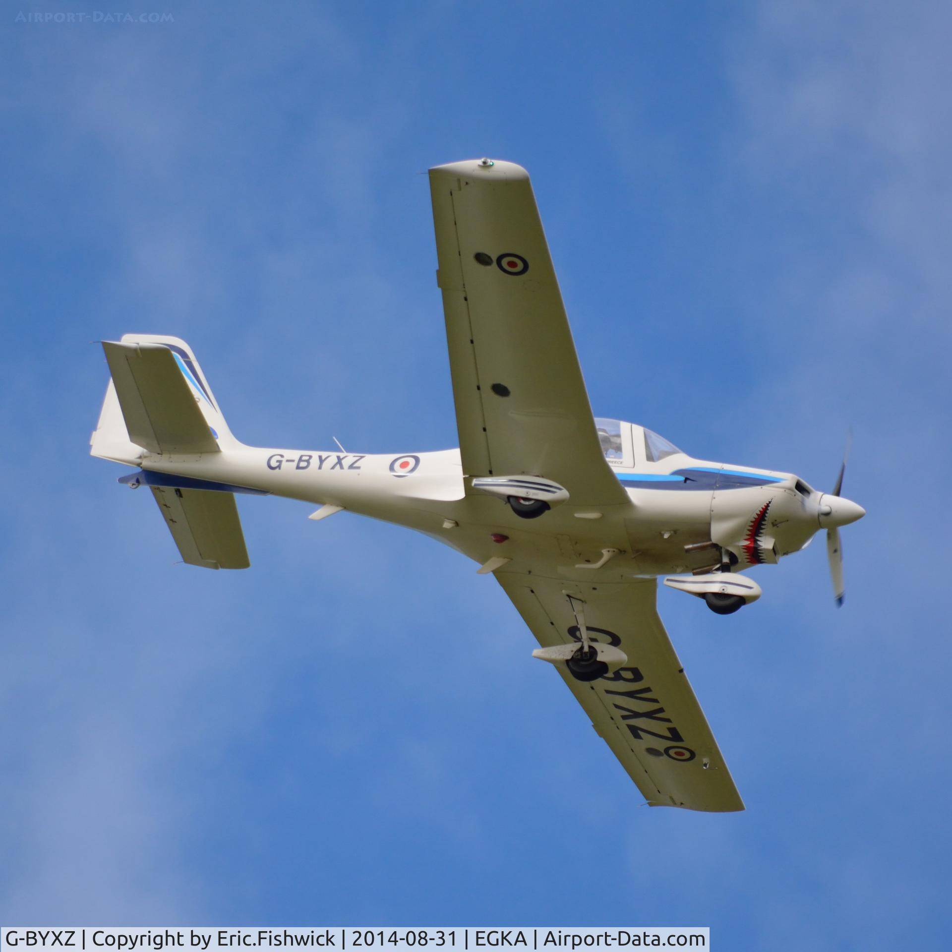 G-BYXZ, 2001 Grob G-115E Tutor T1 C/N 82182/E, 44. G-BYXZ at the superb 25th Anniversary RAFA Shoreham Airshow.