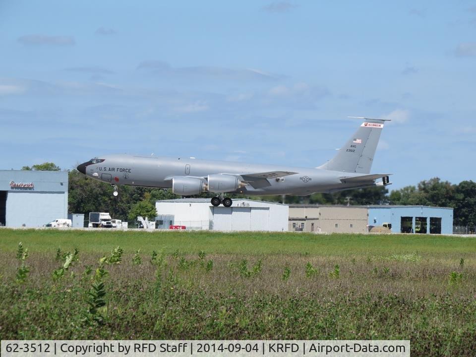 62-3512, 1962 Boeing KC-135R Stratotanker C/N 18495, KC-135R, 62-3512 (C/N 18495) training at KRFD on 4 Sep 14