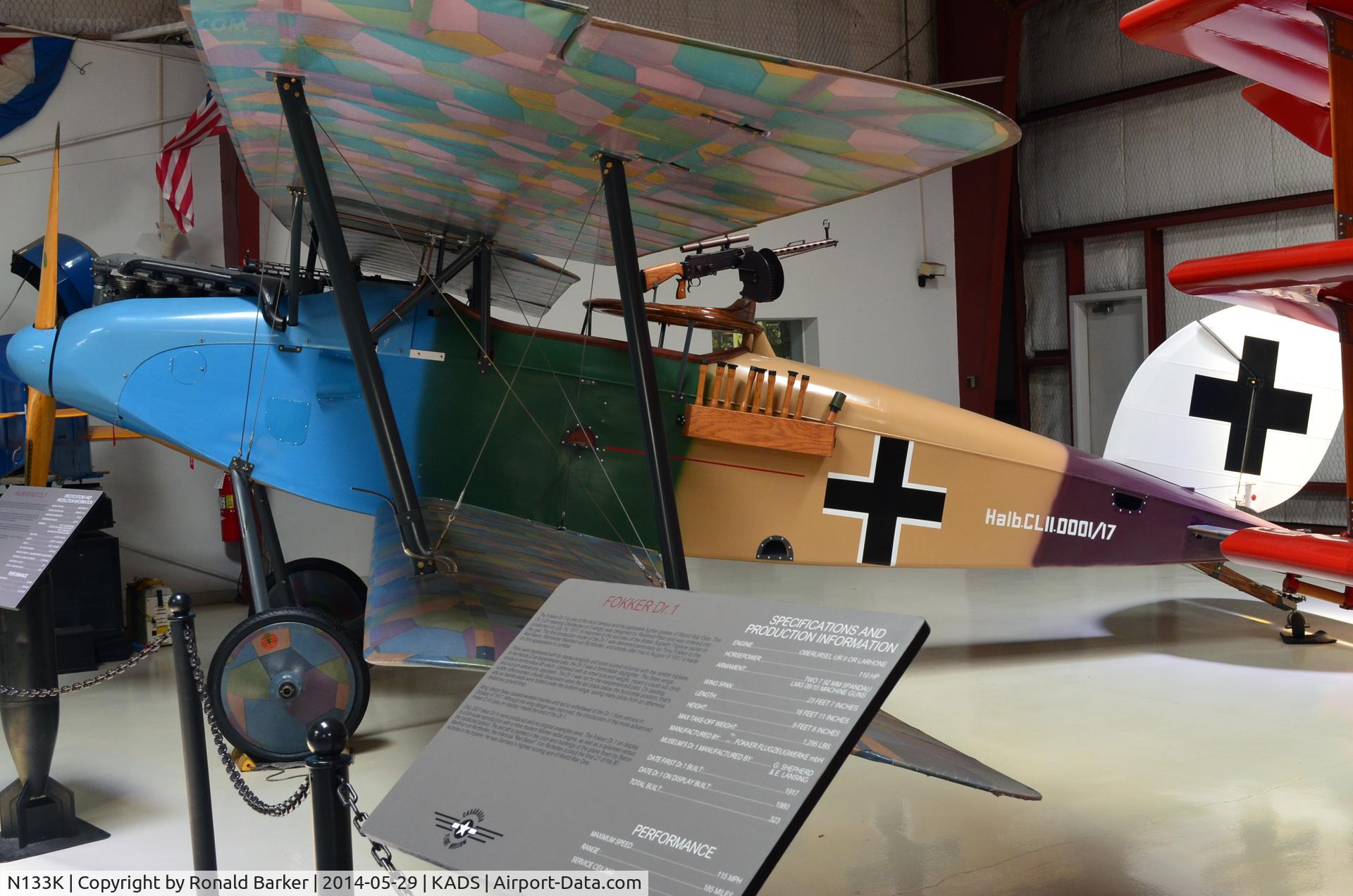 N133K, Halberstadt CL.II C/N 2009-1, Halberstadt CL.11 Cavanaugh Flight Museum Addison, TX