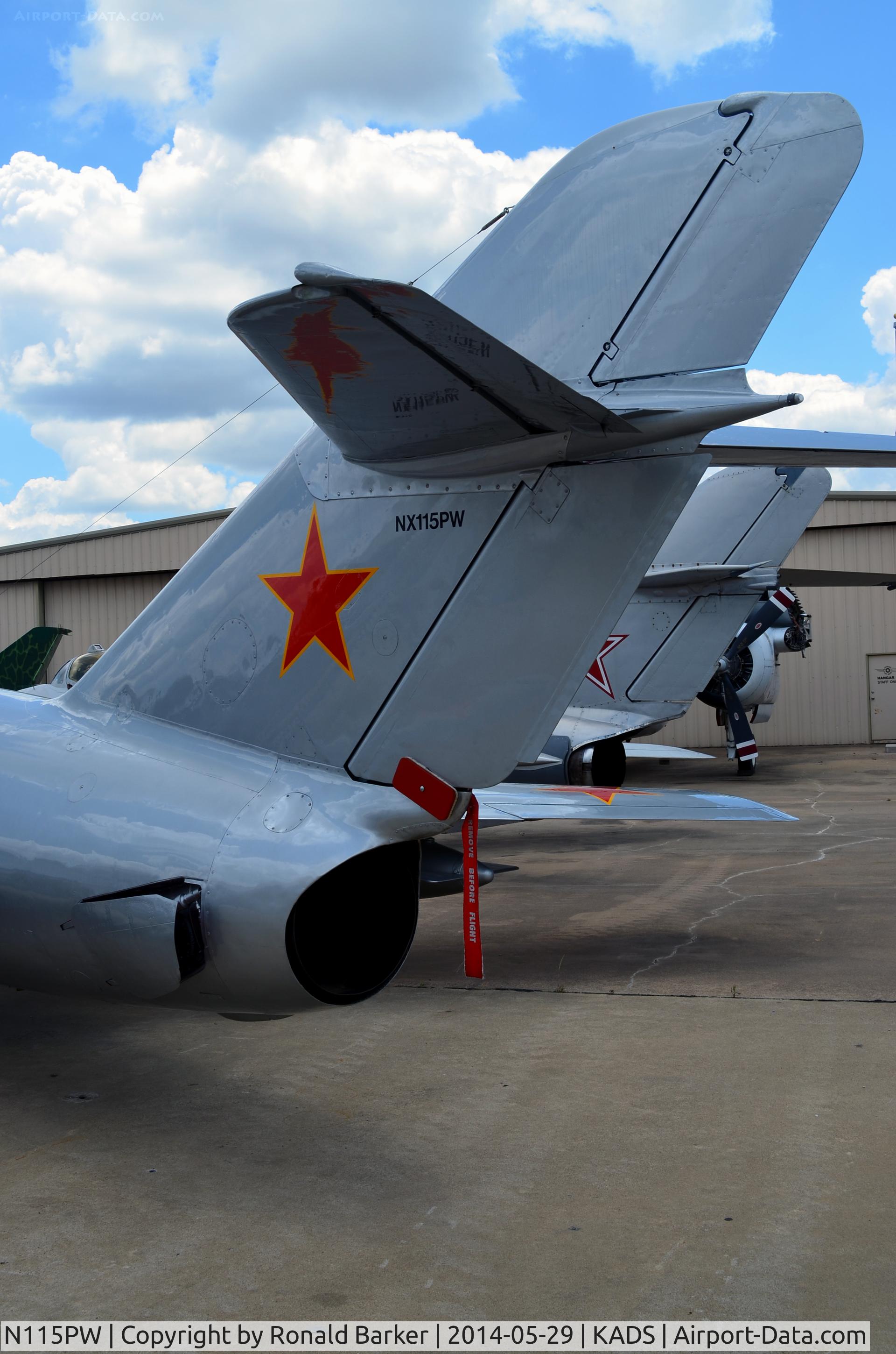 N115PW, 1955 Mikoyan-Gurevich SB LIM-2 C/N 512036, Cavanaugh Flight Museum Addison, TX