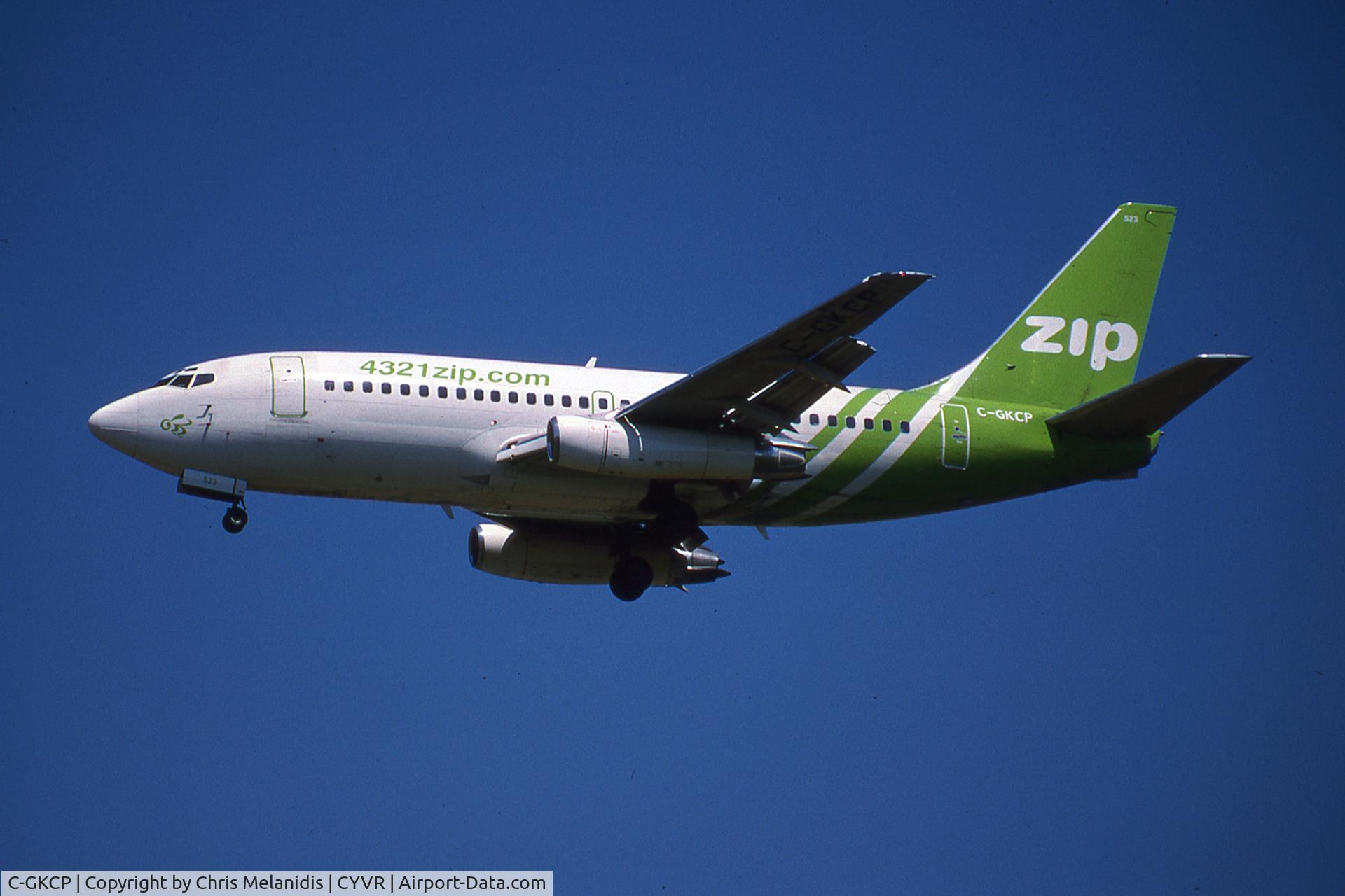 C-GKCP, 1982 Boeing 737-217 C/N 22729, Scan from K64 Slide