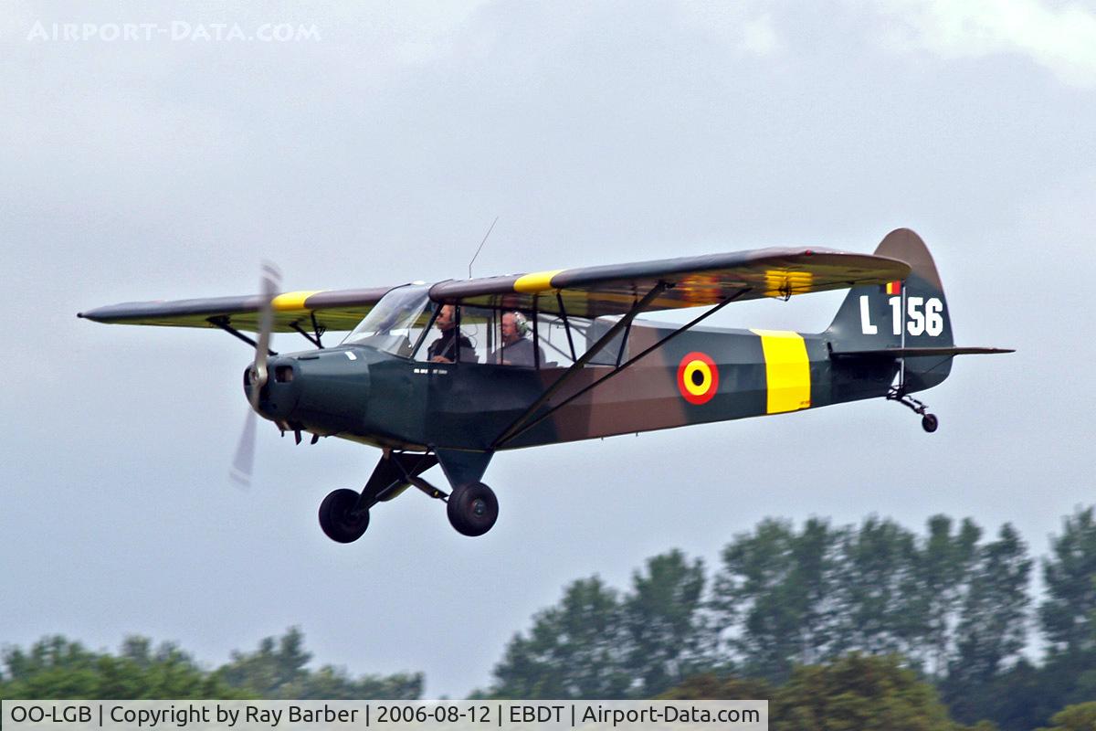 OO-LGB, 1951 Piper L-18C Super Cub (PA-18-95) C/N 18-1650, Piper PA-18-95 Super Cub [18-2060] Schaffen-Diest~OO 12/08/2006