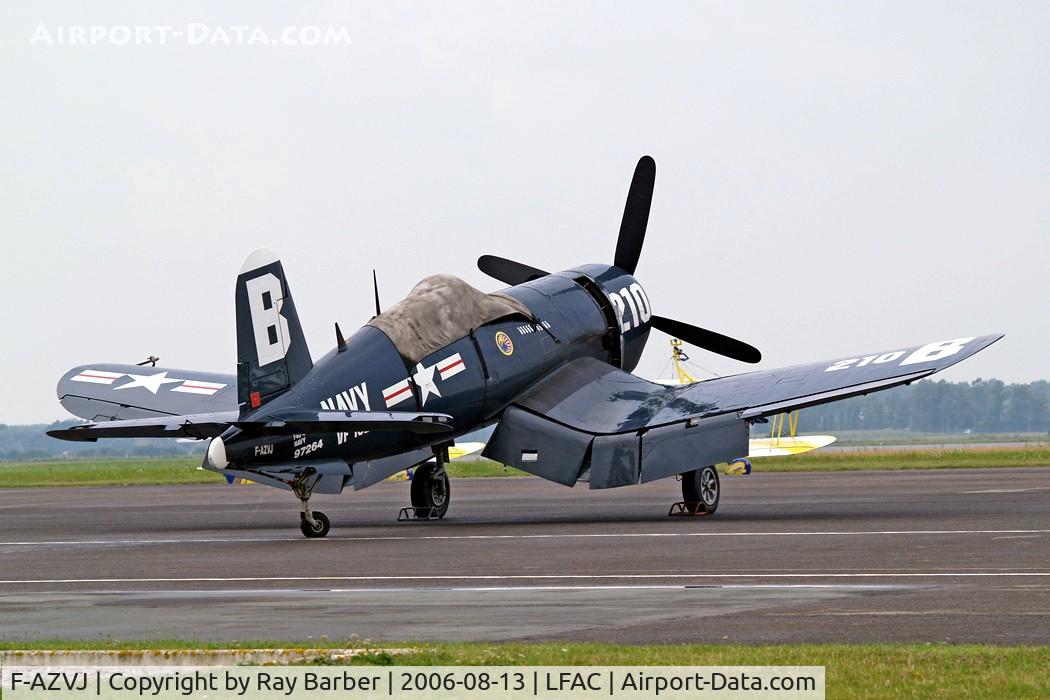 F-AZVJ, 1945 Vought F4U-4 Corsair C/N 9418, Vought F4U-4 Corsair [9418] Calais~F 13/08/2006